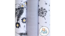 Set 3 scutece din bumbac 60x80 cm model No4