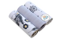 Set 3 scutece din bumbac 60x80 cm model No4 - 2