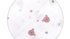 Set 3 scutece din muselina super soft 70x70 cm Babyono multicolor 03