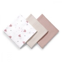 Set 3 scutece din muselina super soft 70x70 cm Babyono multicolor 03 - 4