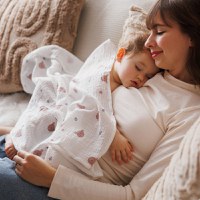 Set 3 scutece din muselina super soft 70x70 cm Babyono multicolor 03 - 8