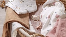 Set 3 scutece din muselina super soft 70x70 cm Babyono multicolor 04