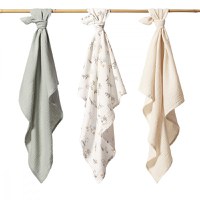 Set 3 scutece din muselina super soft 70x70 cm Babyono multicolor 04 - 7