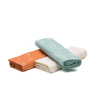 Set 3 scutece Fillikid din muselina 75x75cm cu design - 2