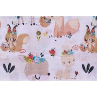 Set 3 scutece Infantilo din muselina galben mustar - 1