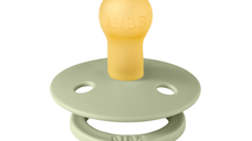 Set 3 suzete Colour Latex Bibs rotunda simetrica  anatomica 0 luni + Sage