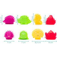 Set 4 jucarii de baie colorate Fillikid - 1