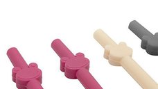 Set 4 Paie Reutilizabile din Silicon BabyJem Roz