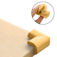 Set 4 protectii colturi pentru mobila Car Boy Safety Galben din spuma 18x37x15x4 - 8