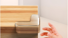 Set 4 protectii transparente pentru colturi 18x400x11x15x4