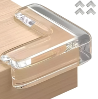 Set 4 protectii transparente pentru colturi 18x400x11x15x4 - 2