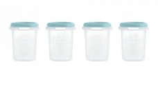 Set 4 recipiente ermetice gradate Miniland Terra Ocean 250 ml