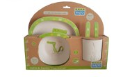 Set 5 piese alimentatie Crazy Animals Crocodil - 2