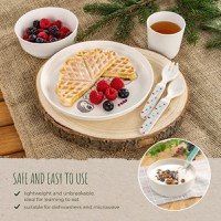 Set 5 piese Reer Growing vesela pentru mancarea copiilor din materiale naturale - 2