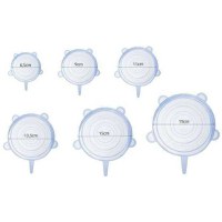 Set 6 capace flexibile din silicon iso trade - 2