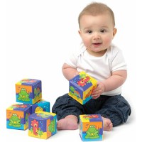 Set 6 cuburi moi pentru baie Playgro cu animalute marine - 2