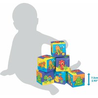 Set 6 cuburi moi pentru baie Playgro cu animalute marine - 3