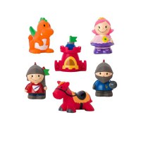 Set 6 Jucarii de Baie cu personaje din povesti - 1
