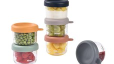 Set 6 recipiente sticla Beaba 150 ml Sunrise