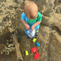 Set 7 animalute de baie Playgro fara BPA Floating Sea Friends New Blue - 3