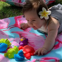 Set 7 animalute de baie Playgro fara BPA Floating Sea Friends New Blue - 6