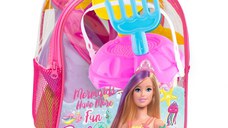 Set 8 jucarii de nisip in rucsac Barbie