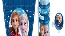 Set accesorii bicicleta clopotel, cos ghidon, sticla apa Disney Frozen