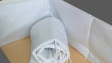 Set aparatori laterale din damasc 120x60 cm h40 cm