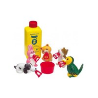 Set baloane de sapun Bubbelix 5 figurine vesele mini Pustefix bubble Toys animale companie - 2