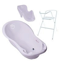 Set Cadita 102 cm cu suport metalic si suport anatomic Duck Mov - 2