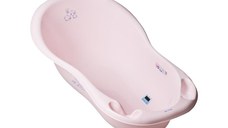 Set Cadita Little Bunnies 102cm cu Suport metalic si Suport Anatomic Roz