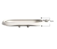 Set Cadita pliabila pentru copii, Little Mom Royal Grey, termometru incorporat si suport anatomic cu tetiera inclus, dimensiune 24 x 92 x 51 cm - 2