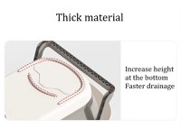 Set Cadita pliabila pentru copii, Little Mom Royal Grey, termometru incorporat si suport anatomic cu tetiera inclus, dimensiune 24 x 92 x 51 cm - 3