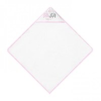 Set cadou bebelusi cu 5 mini prosopele si prosop de baie cu gluga Little Love - 1