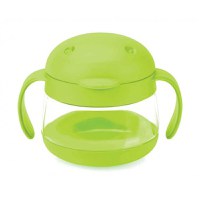 Set cani pentru gustare Ubbi roz si verde - 4
