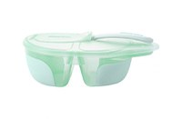 Set Castron cu 2 compartimente si lingurita KikkaBoo Tasty Mint - 1