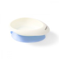 Set castron si lingurita Babyono albastru deschis - 1