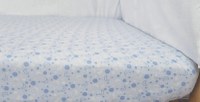 Set cearceafuri Blue Moon KidsDecor cu elastic din bumbac 70x120 cm - 5