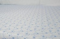Set cearceafuri Blue Moon patut bebelus cu elastic din bumbac 63x127 cm KidsDecor - 6
