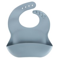 Set complet de hranire copii pentru diversificare hrana, 8 piese din silicon cu fixare in ventuze, blue Teddy - 3