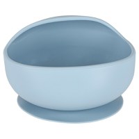 Set complet de hranire copii pentru diversificare hrana, 8 piese din silicon cu fixare in ventuze, blue Teddy - 7