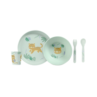 Set complet de masa cu 5 piese Jungle Cheetahs mint - 7