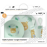 Set complet de masa cu 5 piese Jungle Cheetahs mint - 6