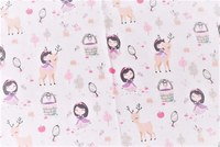 Set complet lenjerie 5 piese pentru patut incastrabil model fetite - 2