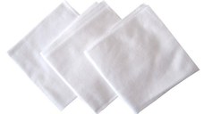 Set de 2 cearsafuri pt pat de 120x60 cm din finet cu elastic pe colturi