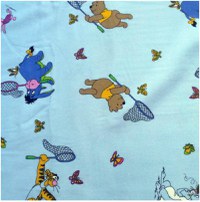 Set de 2 cearsafuri pt pat de 120x60 cm din finet cu elastic pe colturi - 5