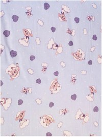 Set de 2 cearsafuri pt pat de 120x60 cm din finet cu elastic pe colturi - 6