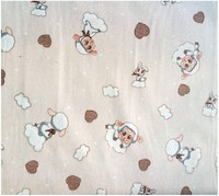 Set de 2 cearsafuri pt pat de 120x60 cm din finet cu elastic pe colturi - 7