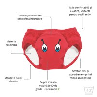 Set de 3 chilotei de antrenament la olita My Little Training Pants 3-4 ani Gargarita - 2