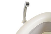 Set de baie 2 in 1 pentru copii, Little Mom, cu masuta de infasat, Salteluta cu masuratoare integrata, cadita cu termometru digital incorporat, dimensiune 54 x 83 x 93 cm, Grey - 5